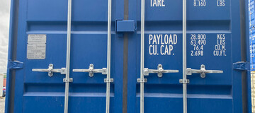 søtransport, salg af containere, fragtcontainer 40 hc størrelse