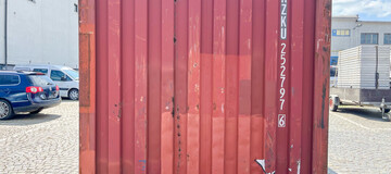 Abmessungen des Versandcontainers, Verteilung der Versandcontainer, Versandcontainer 20