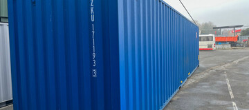contenedor marítimo, contenedor marítimo de 40 hc dimensiones, transporte por camión de contenedores