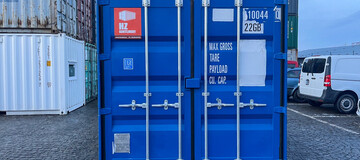 contenedor de envío, dimensiones del contenedor de envío, transporte de contenedores en camión