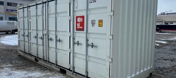 salg af 20 åben side fragtcontainer, container sælges