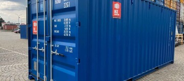 koupit lodní kontejner 20 modrý, www.hz-containers.com