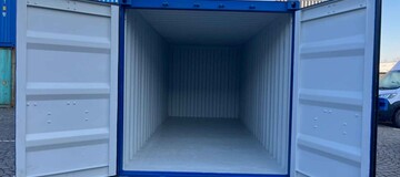 купити транспортний контейнер, контейнер 20 синій, www.hz-containers.com