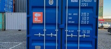mua container vận chuyển, container 20 màu xanh, www.hz-containers.com