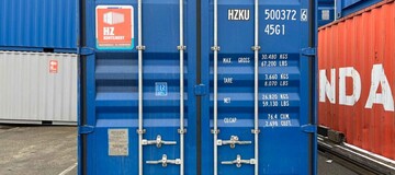 μπλε κοντέινερ αποστολής 40HC, κοντέινερ προς πώληση