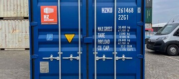 sinine konteiner mitmel marsruudil, meretransport, saatekonteineri müük 20