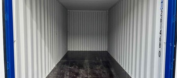 zils konteiners vairākos maršrutos, jūras transports, kravas konteinera pārdošana 20