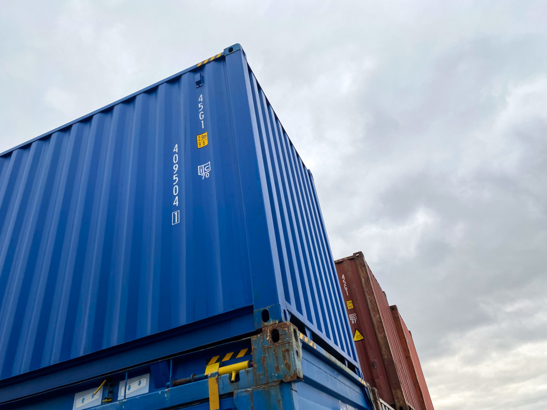 Dimensione Container Navali Container navali marittimi 40'HC RAL 5010 | Containers Store